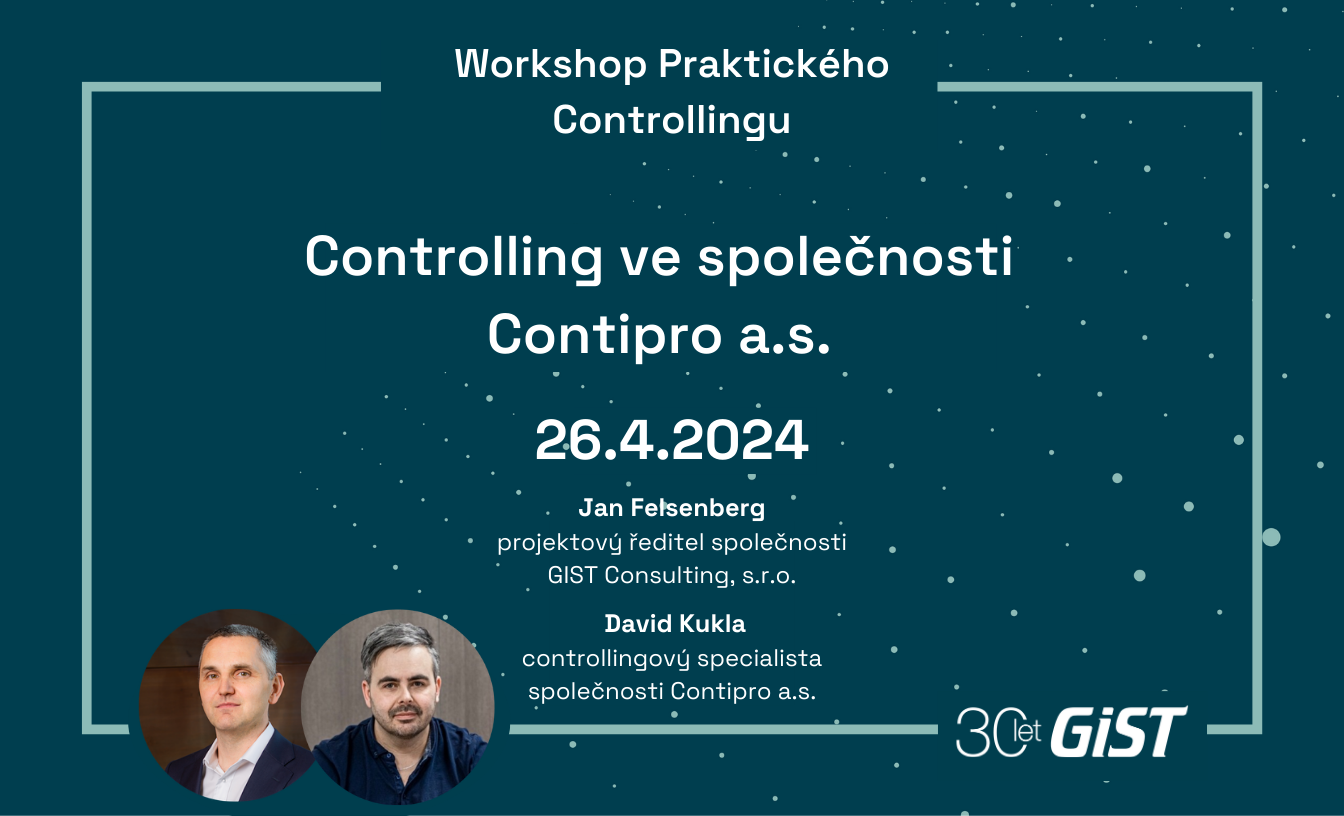 Workshop Praktického Controllingu - Controlling ve společnosti Contipro a.s.
