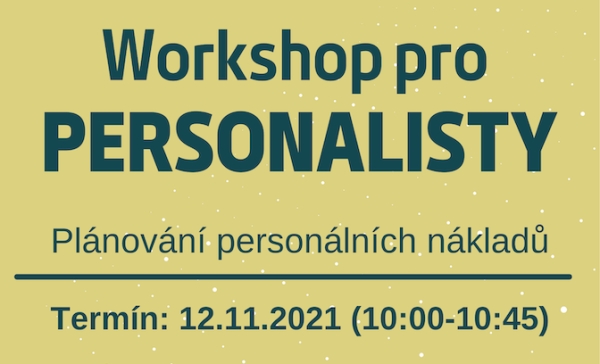 Workshop: Plánování personálních nákladů