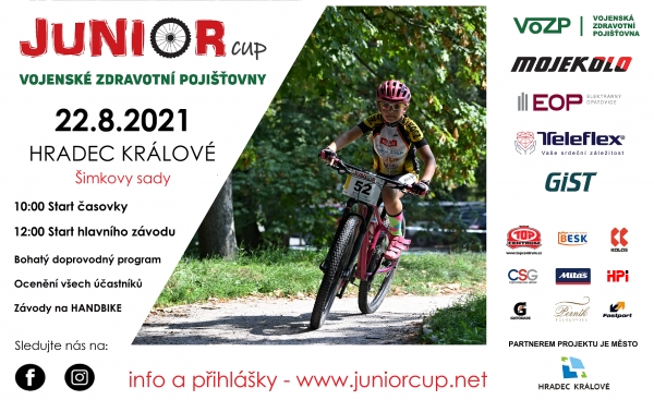 GIST podporuje mladé a nejmladší cyklisty na JUNIOR CUPu 2021