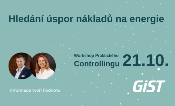 Workshop Praktického Controllingu: Hledání úspor nákladů na energie