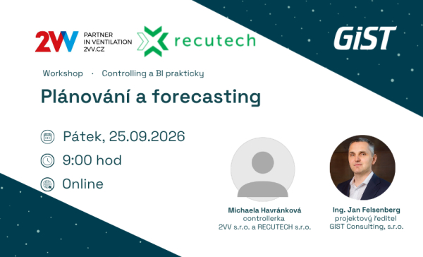 WORKSHOP: Plánování a&nbsp;forecasting
